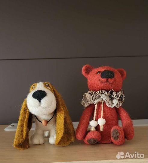 Мягкая валяная игрушка