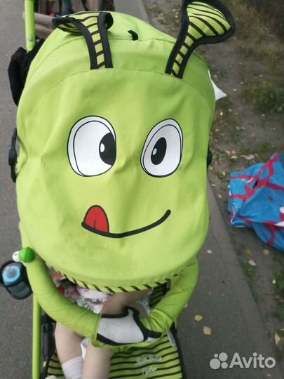 Коляска 2 в 1 трость