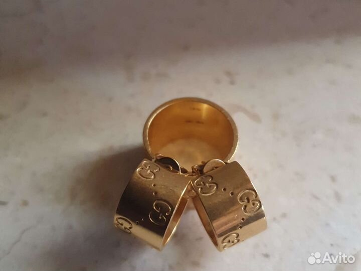 Кольцо и серьги Gucci оригинал