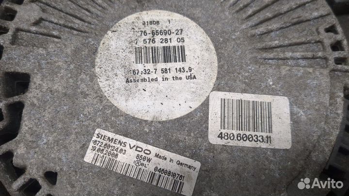 Вентилятор радиатора BMW X6 E71, 2009