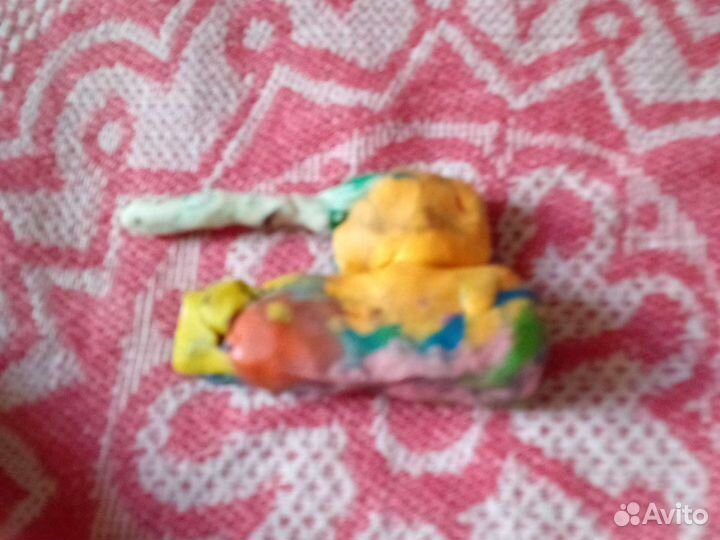 Тяжёлый танк из пластилина