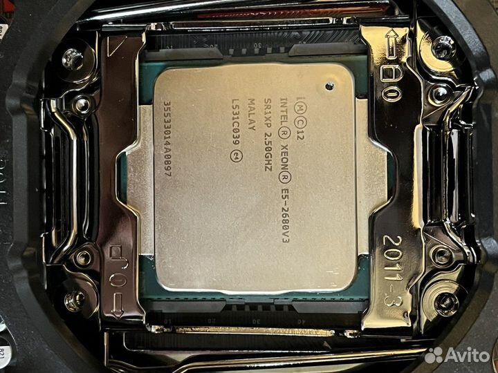 Комплект x99 2011v3 Xeon 2680v3 16gb DDR4