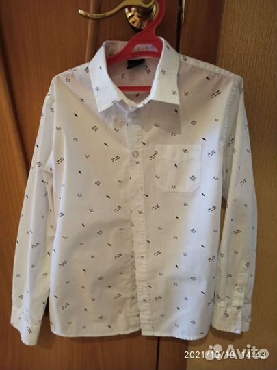 Рубашка для мальчика 140