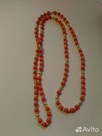 Бижутерия времен СССР бусы кольцо серьги