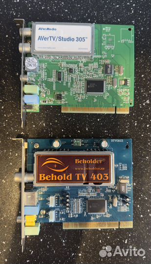 Aver TV/studio 305 и Behold TV 403 FM