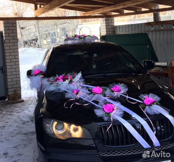 Украшения на машины на свадьбу