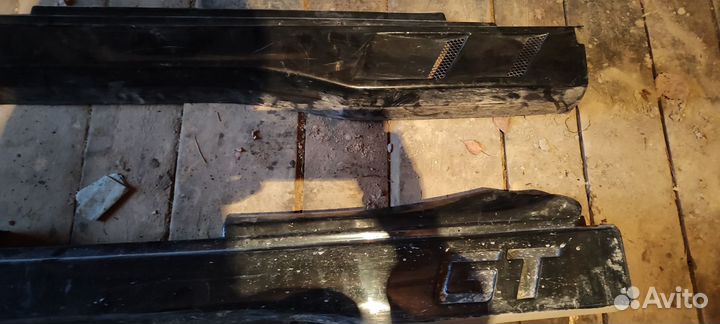 Пороги пластиковые на ваз 2170 приора, 2110,2112