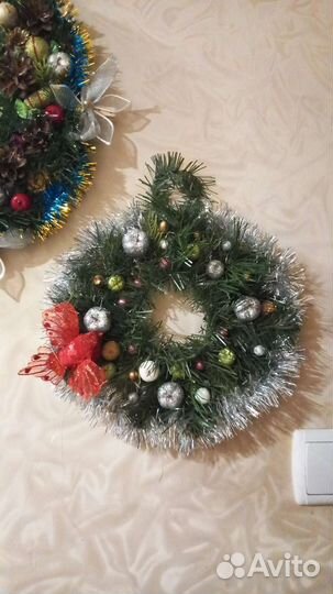 Новогодний рождественский венок