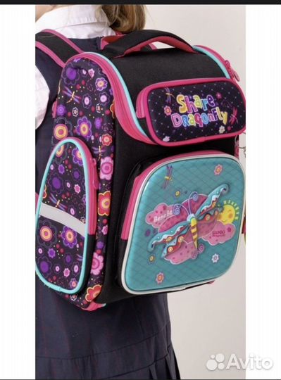 Рюкзак школьный для девочки новый ортопедический