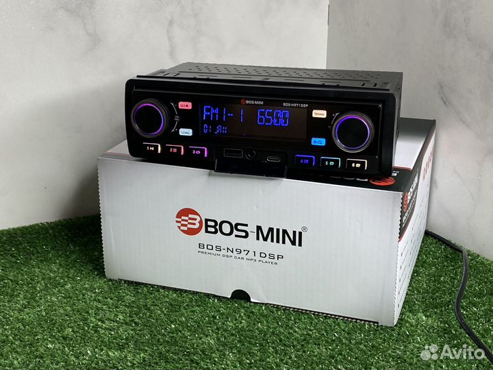 Магнитола 1 din bos mini DSP 9RCA арт324