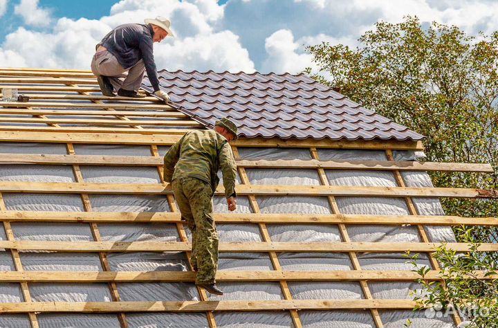 Кровля из металлочерепицы под ключ