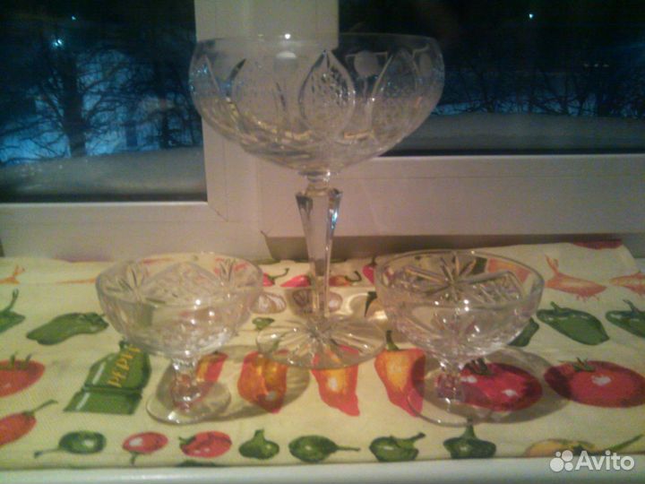 Хрустальные фужеры