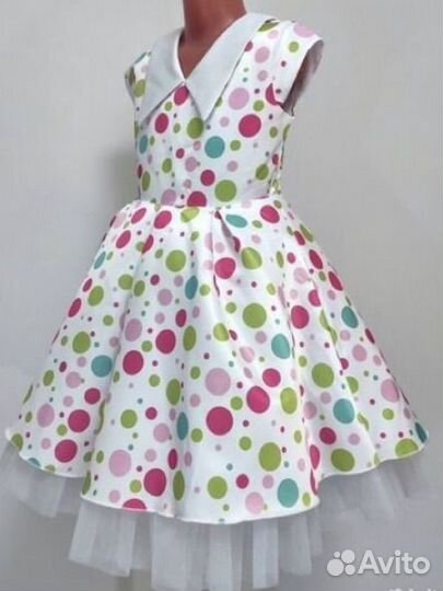 Платье стиляги в горох