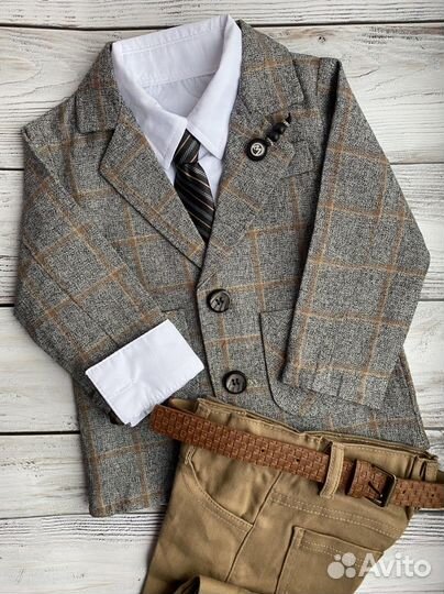 Костюм с пиджаком 86 92 размер