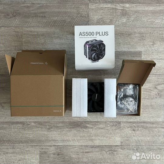 Башня/кулер: deepcool AS500 plus LGA1700, 1200 об