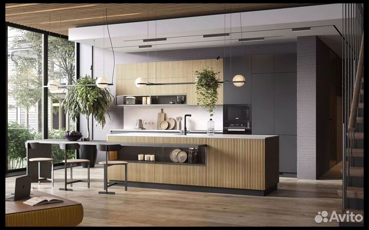 Кухня с раковиной под ключ