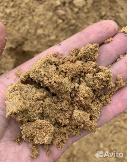 Песок карьерный строительный, песок мытый