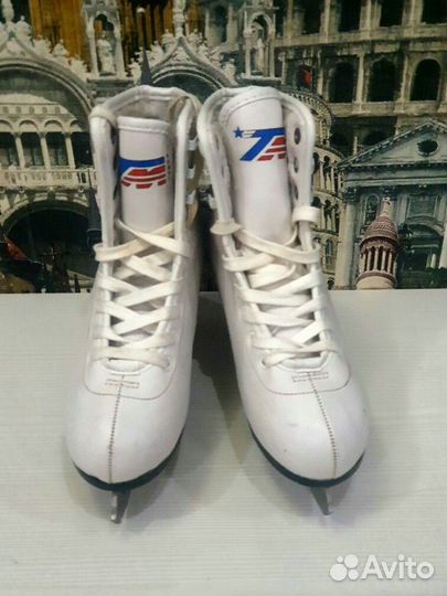 Коньки фигурные (Tin sport) 35р