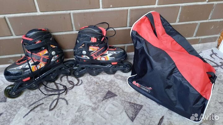 Ролики раздвижные 30-34, 36-41 размер reaction