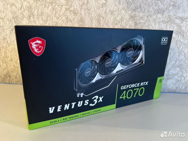 MSI GeForce RTX 4070 ventus 3x oc