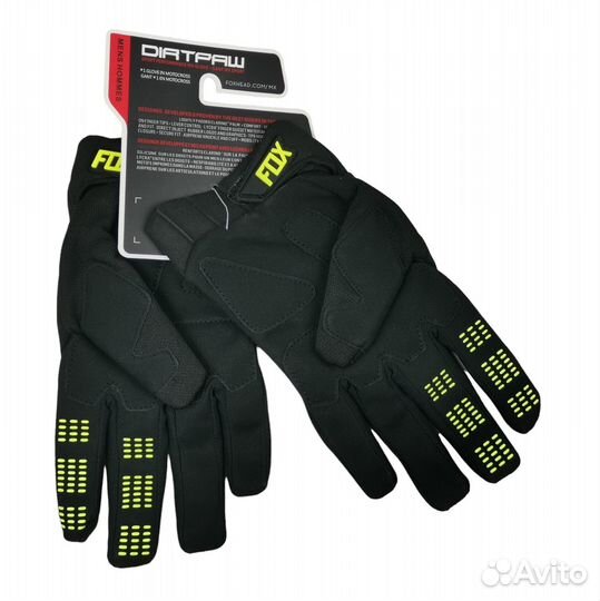 Перчатки Fox Dirtpaw Race (чёрно-жёлтые)