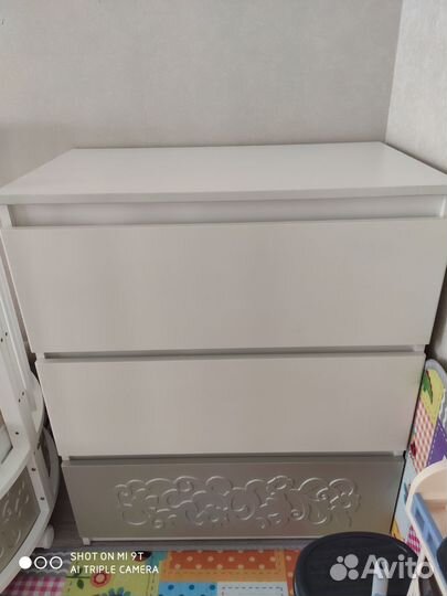 Детская кроватка с комодом