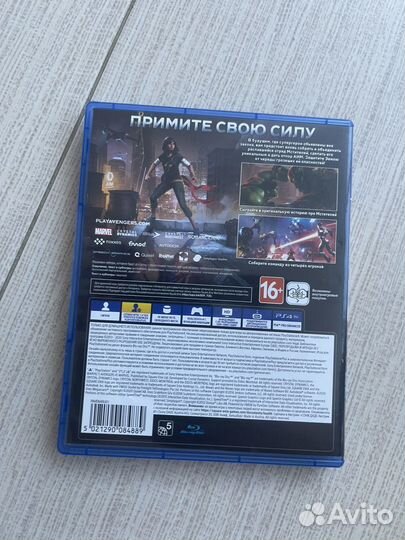 Диски на ps4 marvel avengers