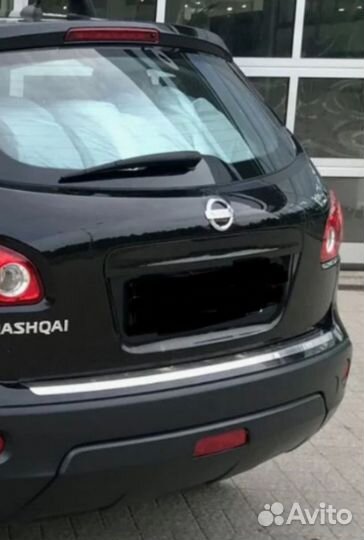 Накладка на задний бампер Nissan qashqai j10