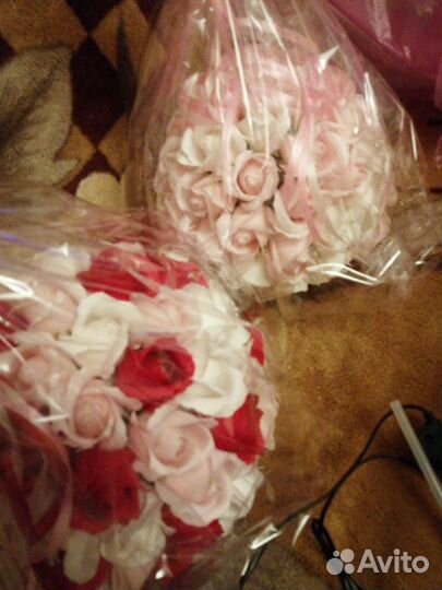 Букет цветов из мыла