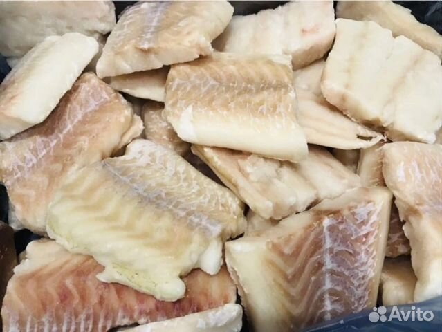 Филе трески порционное мясо без кожи и костей 5 кг