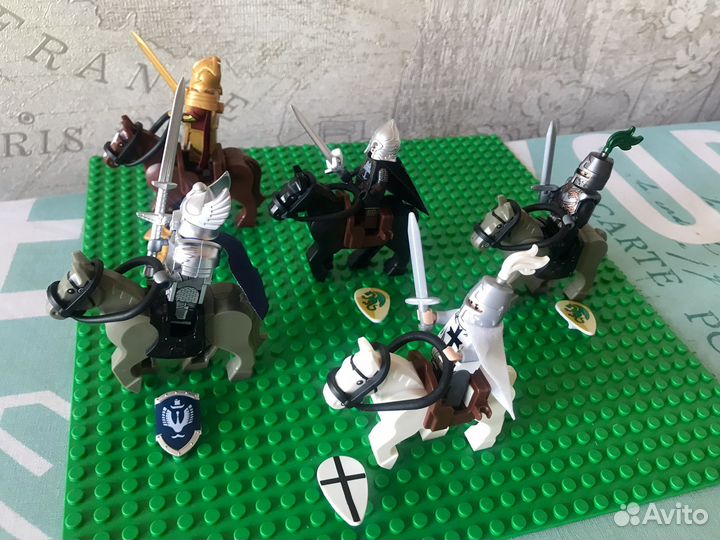 Рыцари и лошади к lego