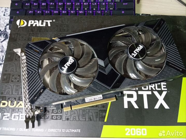 Видеокарта rtx 2060 12gb palit