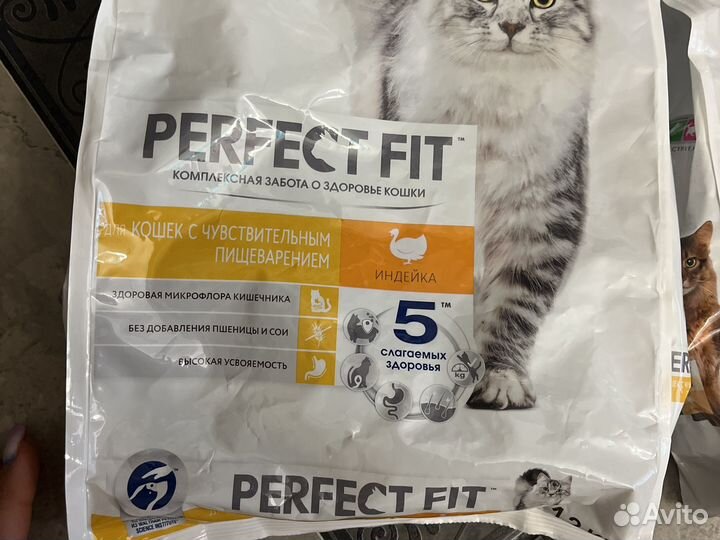 Сухой корм для кошек Perfect Fit, 1,2кг