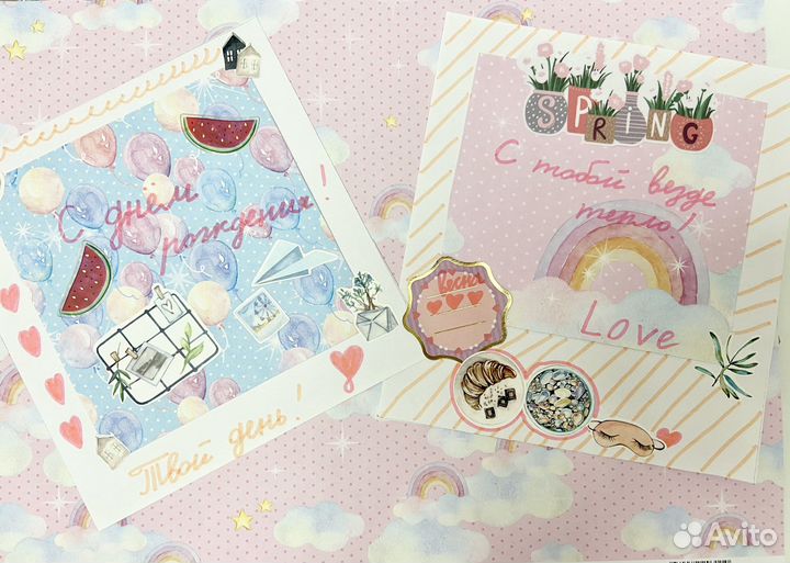 Открытки ручной работы от Ксюши