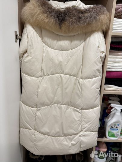 Пуховик с мнхом лисы