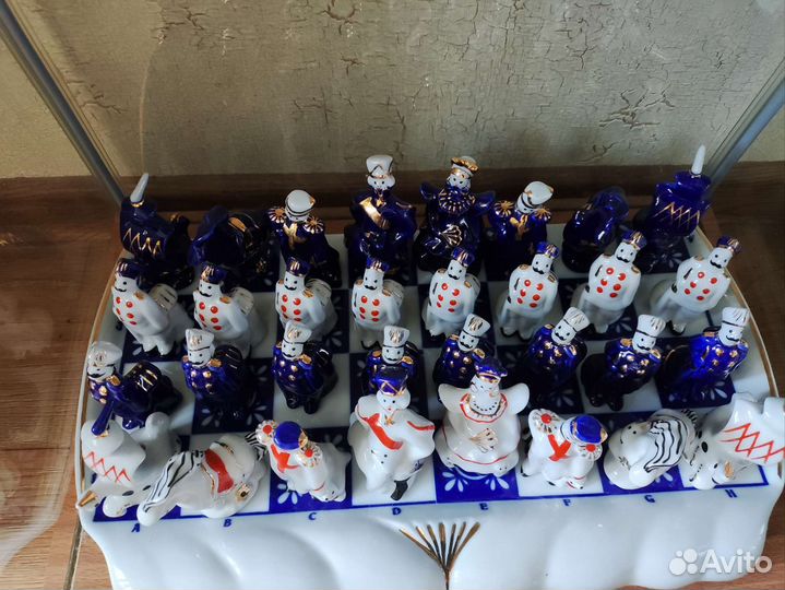 Шахматы фарфор Вербилки