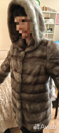Шуба норковая размер 44 рост 165