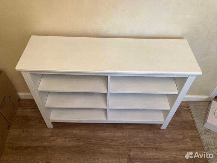 Тумба под тв, 120х36х85см, белый Брусали Икеа