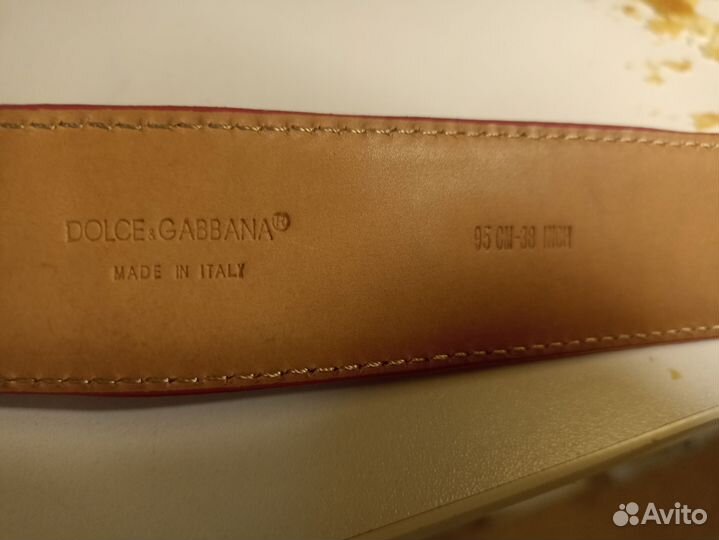Dolce gabbana ремень женский