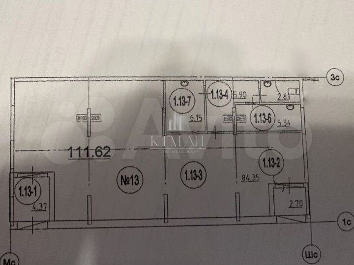 Продам помещение свободного назначения, 111 м²