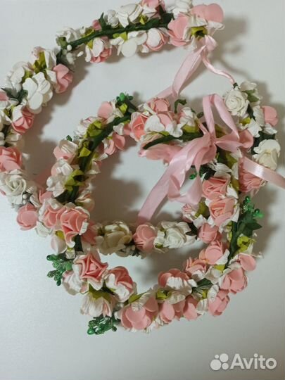 Венок на голову из цветов
