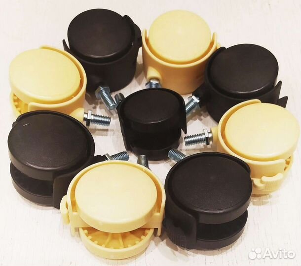 Колесо ролик опора мебельная 50 и 40 мм