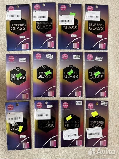 Защитные стекла новые Huawei Xiaomi Samsung 49руб