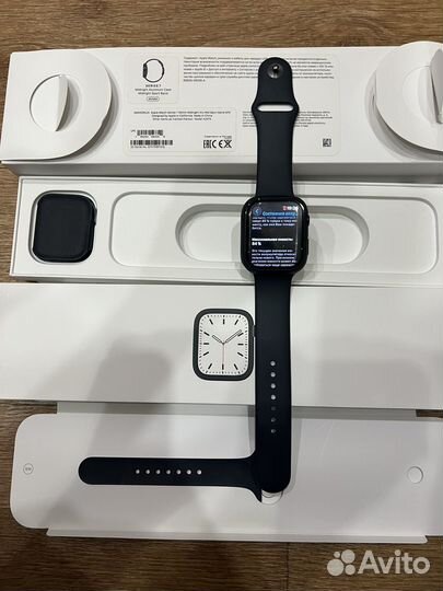 Часы apple watch 7 45 mm Ростест