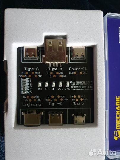 Mechanic DT3 тестер USB кабелей