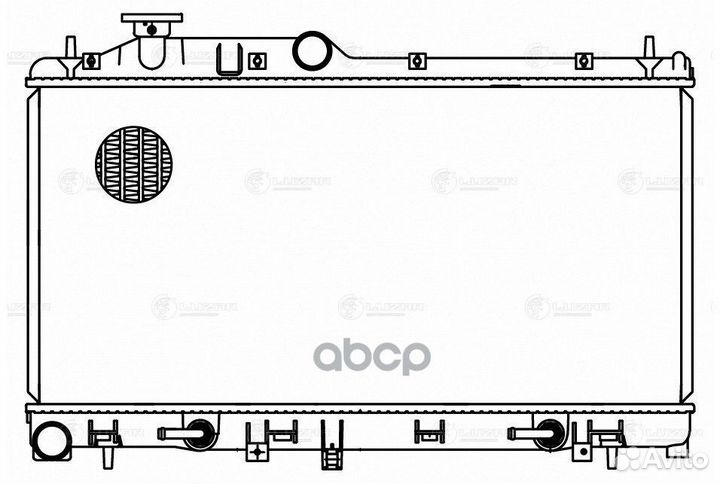 LRC 22112 luzar Радиатор охл. Subaru Forester S12