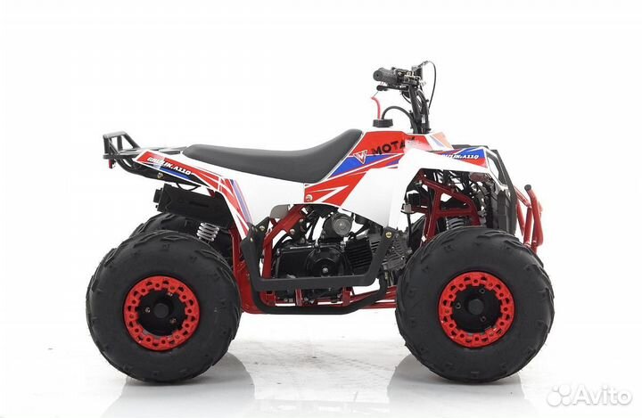Квадроцикл бензиновый motax grizlik A110 бело-крас
