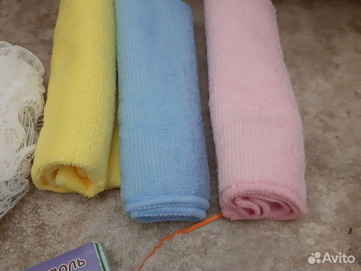 Мыло ручной работы/Губки /Перчатки/Набор салфеток