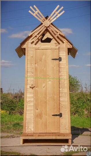 Дачный туалет с установкой SKU006