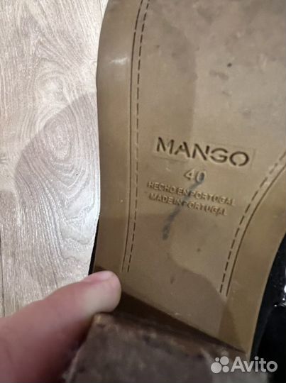 Ботинки mango 40 размер